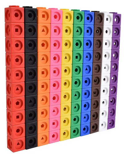 Maths linking cubes - cubes, pack