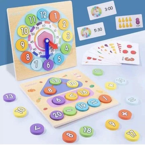 Time numbers learning - time, activity
