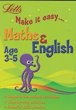 LETTS MATHS & ENGLISH AGE 3-5
