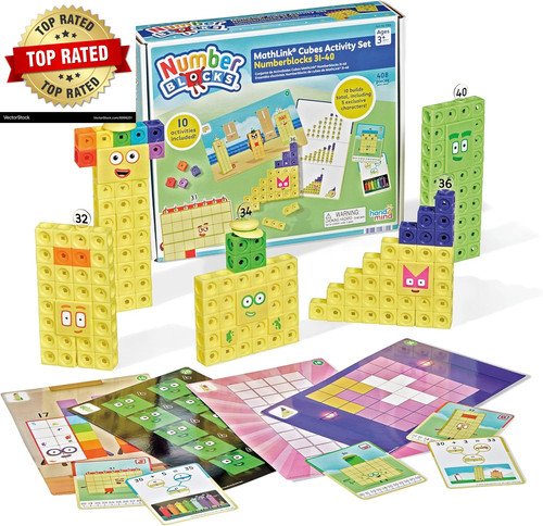 Mathlink cubes activity - 31-40,