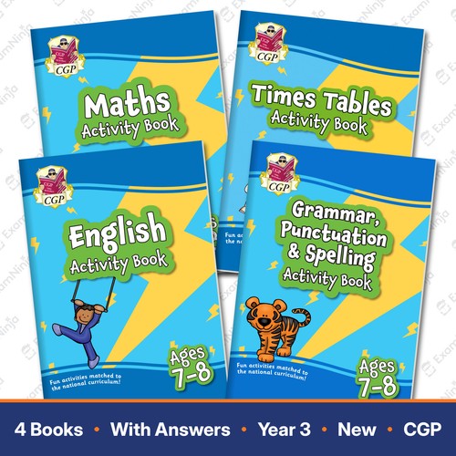 Year activity books maths - year, 3