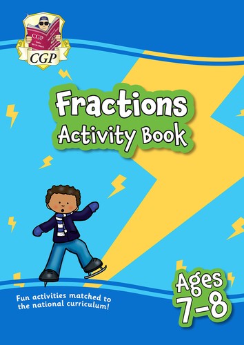 Fractions maths activity book - activity,
