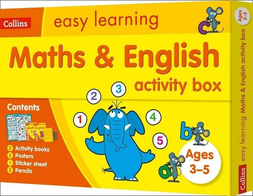 Maths and english activity - and, box