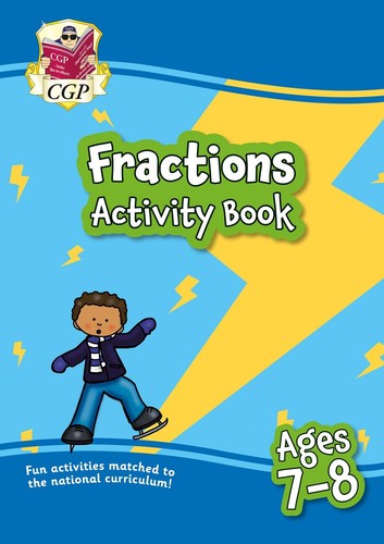 Fractions maths activity book - fractions,